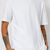 Short Sleeve Textured T-Shirt - White