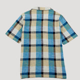 Short Sleeve Soft Collar Shirt - Multigingham Check