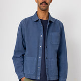 Twill Assembly Jacket - Dusty Blue