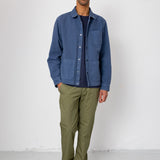 Twill Assembly Jacket - Dusty Blue