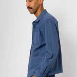 Twill Assembly Jacket - Dusty Blue
