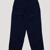 Wide Fit Trouser - Navy Topstitch
