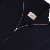 Zip Through Jumper - Black