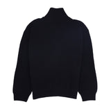 Zip Through Jumper - Black