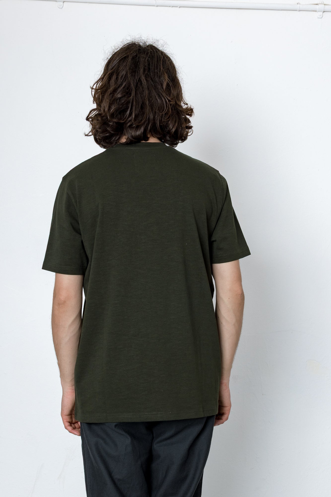 Folk | Folk Marker Heavy Slub T-Shirt - Bottle Green