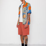 Gabe Shirt - Dot Print Red Multi