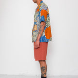 Gabe Shirt - Dot Print Red Multi