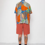 Gabe Shirt - Dot Print Red Multi