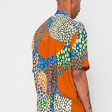 Gabe Shirt - Dot Print Red Multi