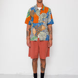 Gabe Shirt - Dot Print Red Multi