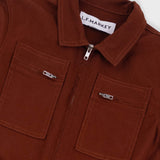 L.F.Markey | Danny Stretch Boilersuit - Dark Rust