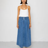 Folk | Folk Maxi Skirt - Heavy Bleach Wash