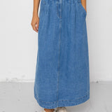 Folk | Folk Maxi Skirt - Heavy Bleach Wash