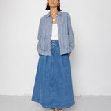 Folk | Folk Maxi Skirt - Heavy Bleach Wash