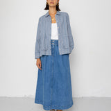 Folk | Folk Maxi Skirt - Heavy Bleach Wash