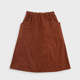 MHL | Patch Pocket Skirt - Brick
