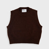 MHL | Chunky Crew Neck Slip Over - Rust Brown