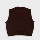 MHL | Chunky Crew Neck Slip Over - Rust Brown