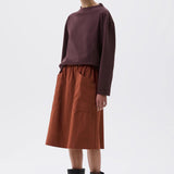 MHL | Patch Pocket Skirt - Brick