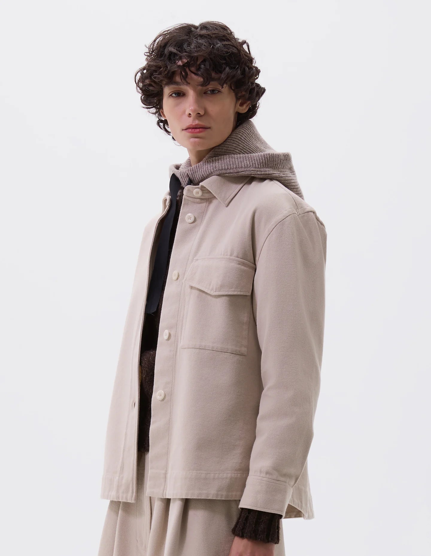【試着のみ】MHL KNITTED HOOD MHL MHL | Knitted Hood - Tawny