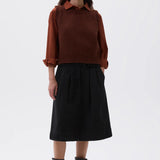MHL | Chunky Crew Neck Slip Over - Rust Brown