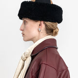 Cawley | Sheepskin Cap - Tan / Black