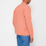 Patch Shirt - Red Oxide Textured Check