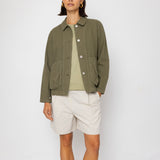 Women's Prism Jacket - Light Olive Chunky Ripstop
