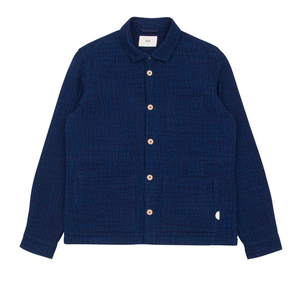 Assembly Jacket - Indigo Waffle