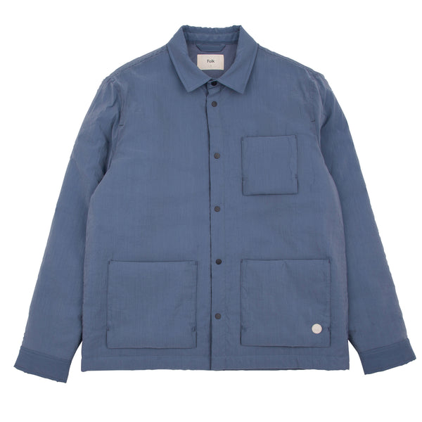 Wadded Assembly Jacket - Soft Blue