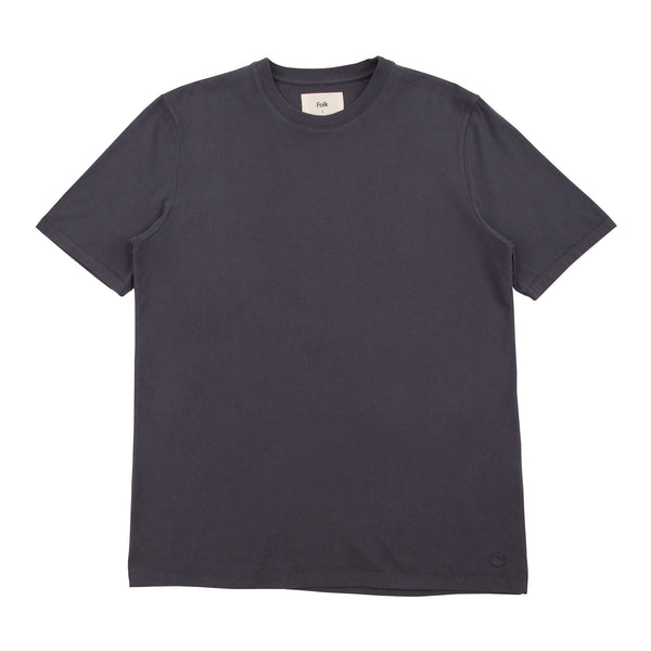 Contrast Sleeve Tee - Soft Black