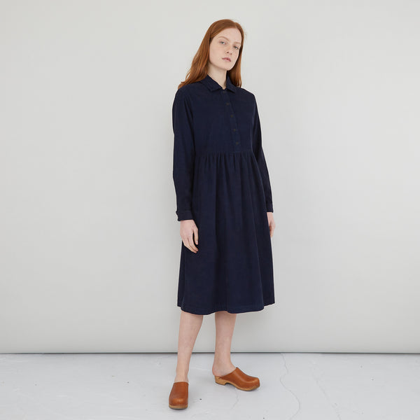 LS Loom Dress - Navy Baby Cord