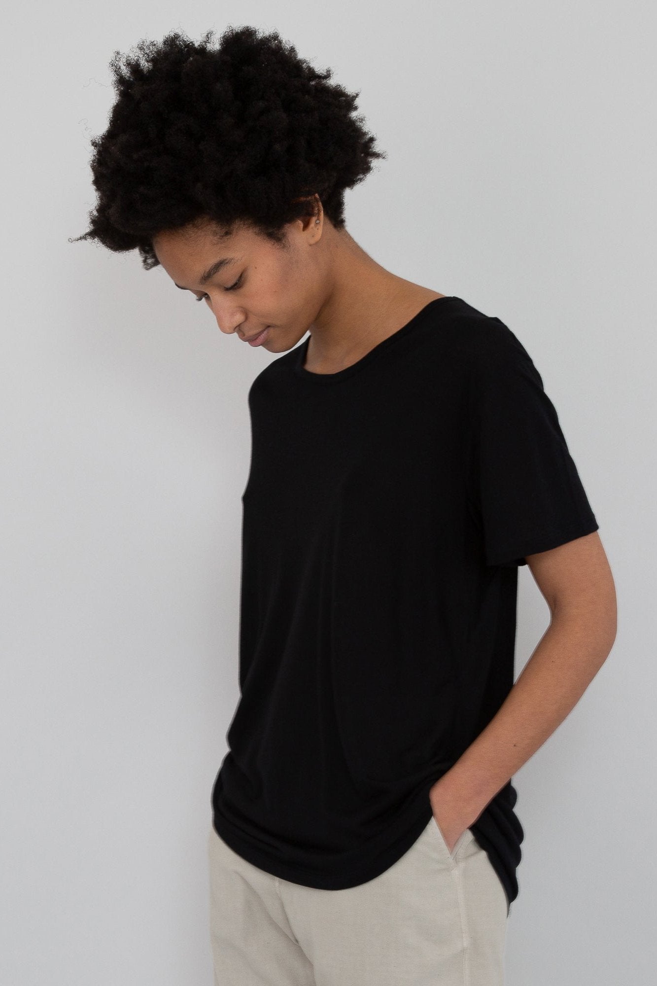 Folk | Slouch Tee - Black