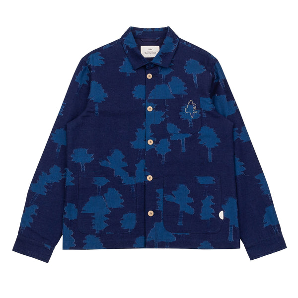 Assembly Jacket - Indigo Tree Jacquard TH