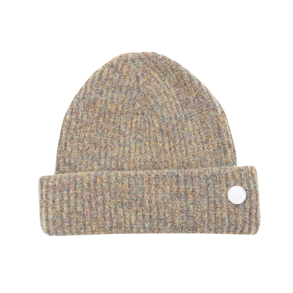 Chain Rib Beanie - Sage Mohair