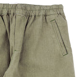 Cotton Linen Trouser Drawcord - Olive