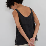 Folk | Scoop Back Vest - Black