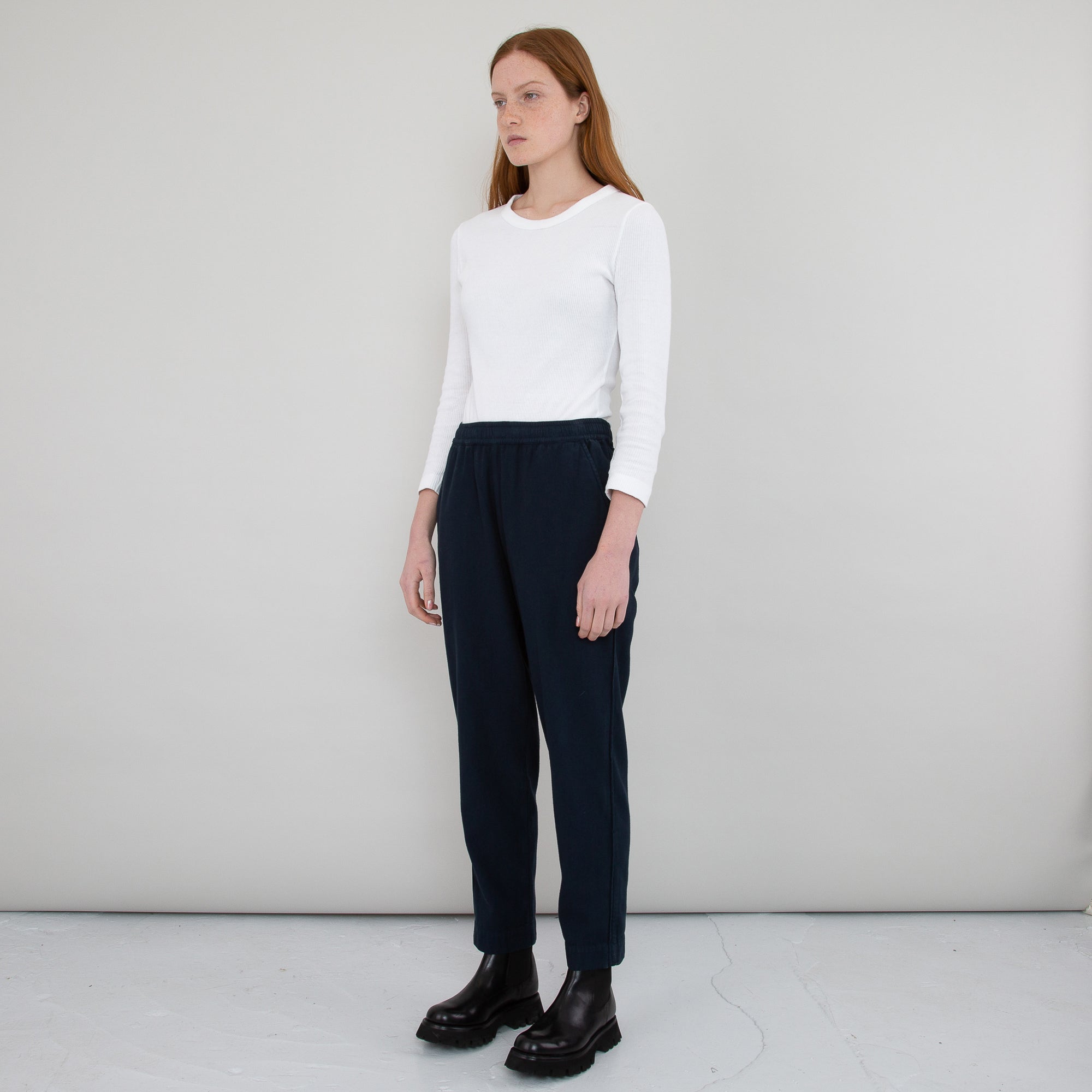 Folk | LS Fitted Tee - White