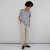 Folk | Slouch Tee - Grey Melange