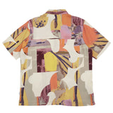 Gabe Shirt - Cutout Print Coral Multi