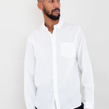 Relaxed Fit Shirt - White Texture