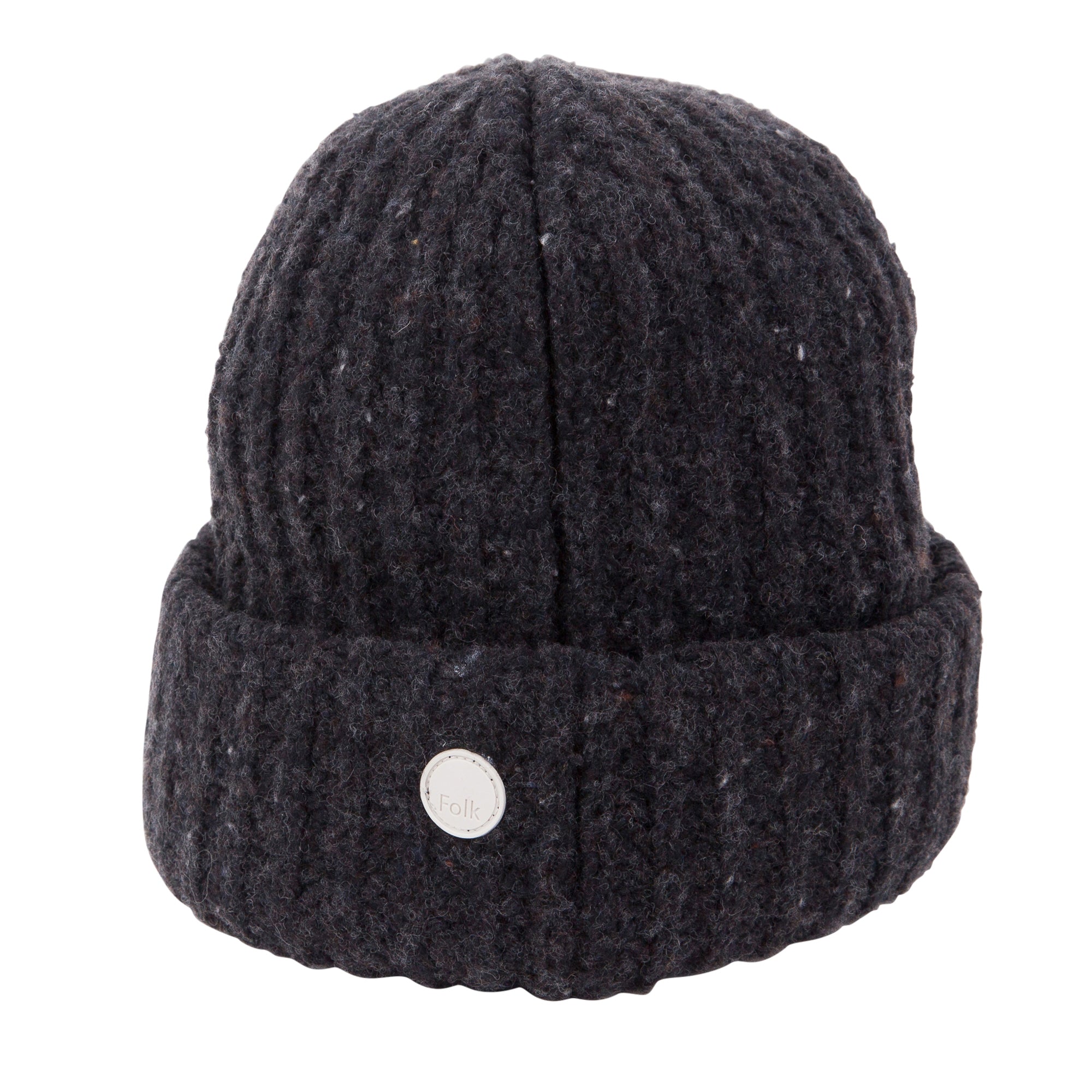 Folk | Chain Rib Beanie - Charcoal