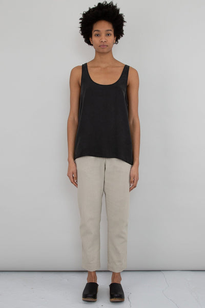 Scoop Back Vest - Black