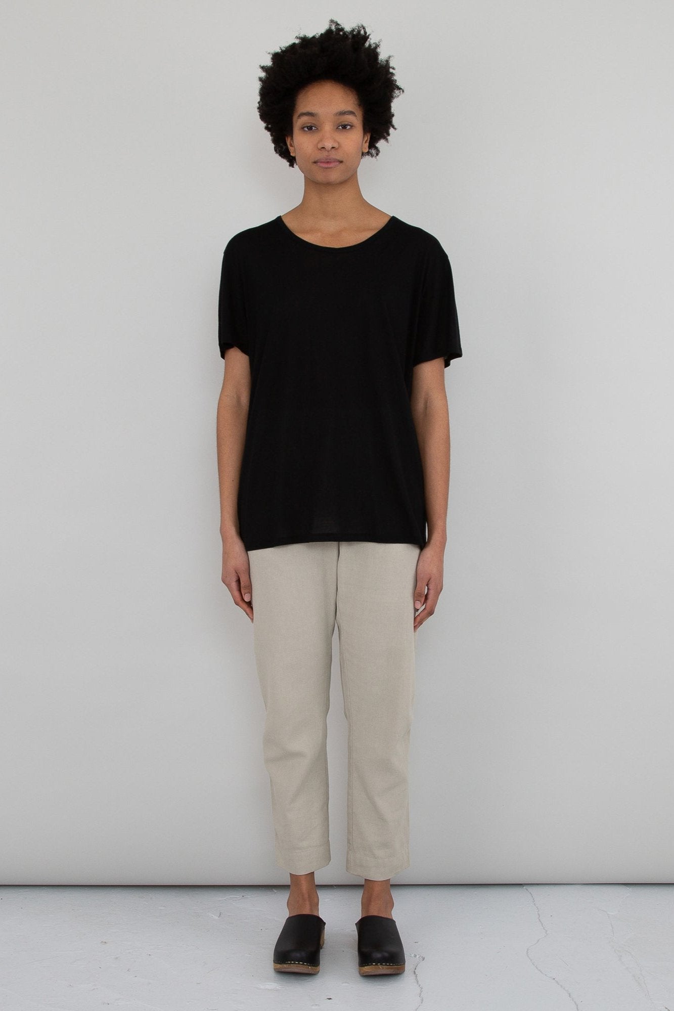 Folk | Slouch Tee - Black