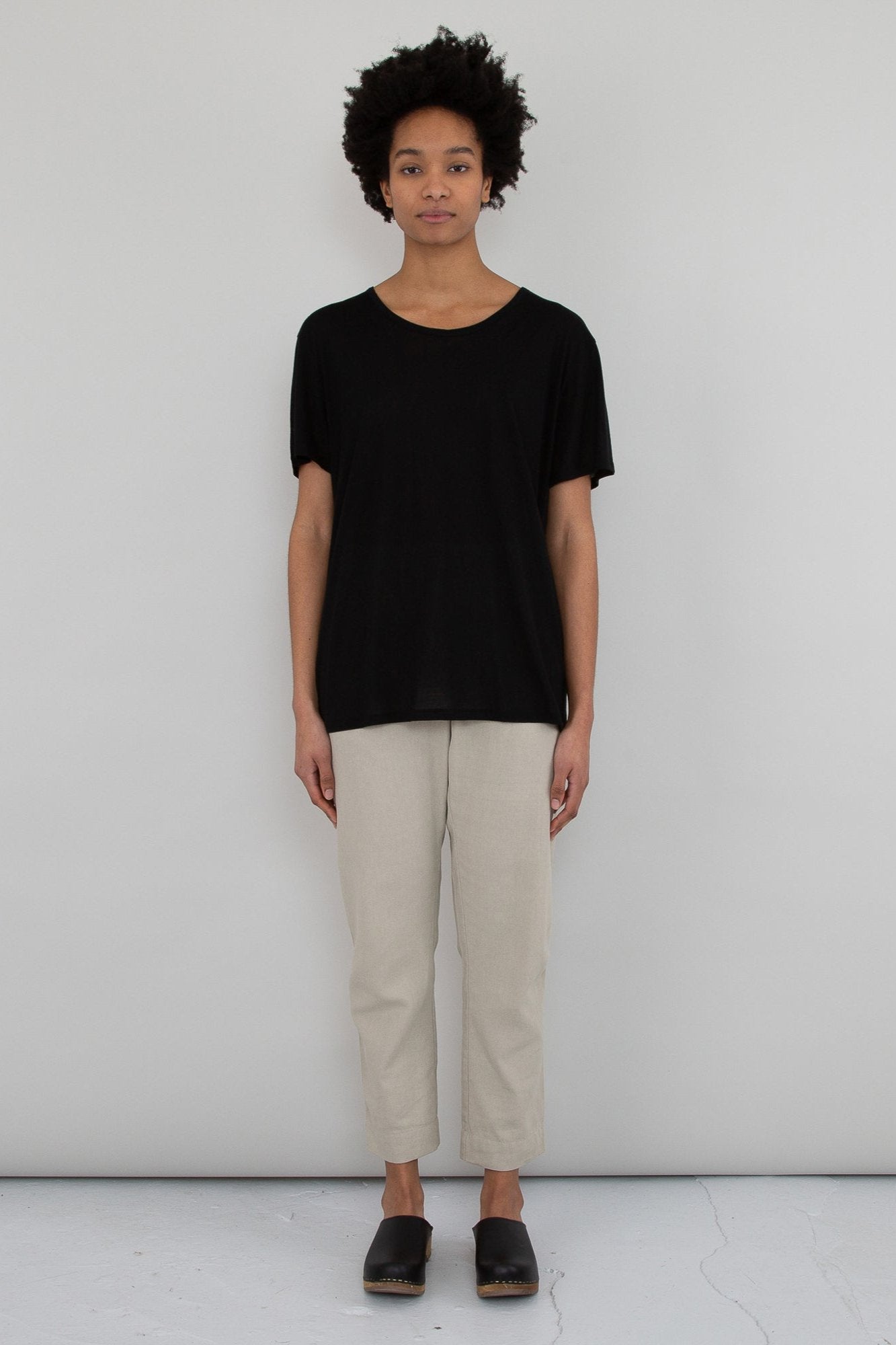 Folk | Slouch Tee - Black