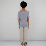 Folk | Slouch Tee - Grey Melange