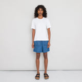 Pleated Shorts - Denim