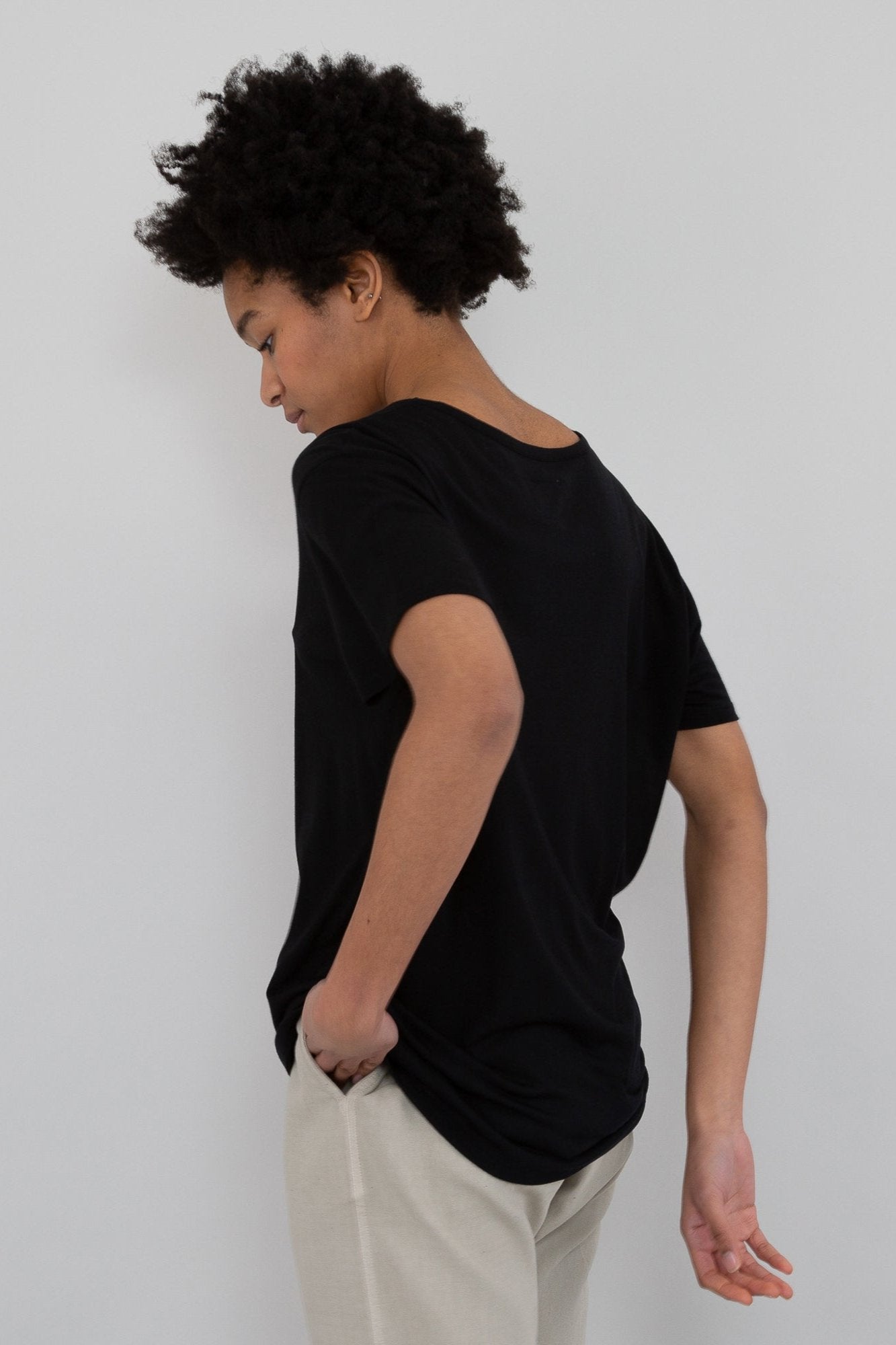 Folk | Slouch Tee - Black