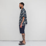 Gabe Shirt - Coil Print Indigo