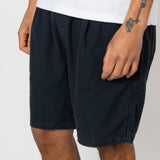 Folk | Folk Relaxed Assembly Short - Black Cotton Linen